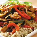 Barley with Carmelized Vegetables